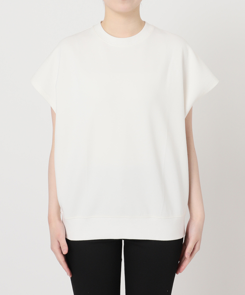 LAYAS(レイヤーズ)の「【LAYAS/レイヤーズ】BACK LACE N/S P/O(Tシャツ/カットソー・レディース・ホワイト/ブラック・FREE)」の4枚目の写真