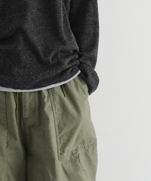 KAIKO(カイコー)の「KAIKO Rib hoodie(パーカー・レディース・オフホワイト/チャコールグレー・3/0/2/1)」の6枚目の写真