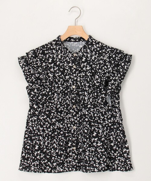 MICO COULIER（ミコクリエ）の「肩フリルブラウス（シャツ/ブラウス・レディース・ホワイト系その他/ブラック系その他・38）」の2枚目の写真