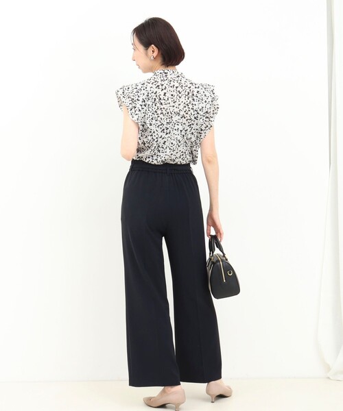 MICO COULIER（ミコクリエ）の「肩フリルブラウス（シャツ/ブラウス・レディース・ホワイト系その他/ブラック系その他・38）」の7枚目の写真