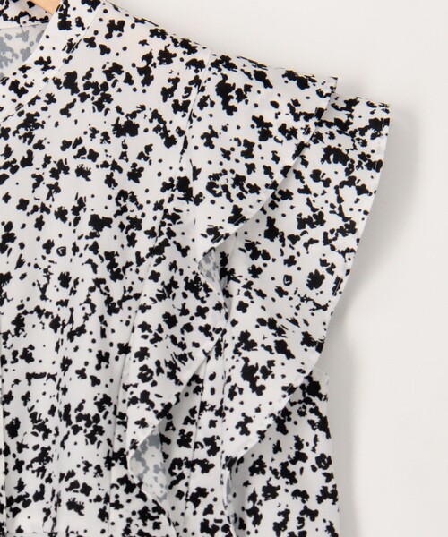 MICO COULIER（ミコクリエ）の「肩フリルブラウス（シャツ/ブラウス・レディース・ホワイト系その他/ブラック系その他・38）」の11枚目の写真