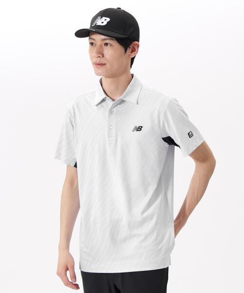 セール】トーナルゼブラ柄 半袖 カラーシャツ (MENS)（ポロシャツ