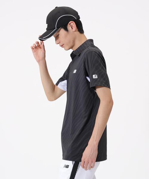 New Balance Golf(ニューバランスゴルフ)の「【new balance golf】トーナルゼブラ柄 半袖 カラーシャツ (MENS)(ポロシャツ・メンズ・ブラック/グレー系その他・MEDIUM/X-LARGE/LARGE)」の9枚目の写真