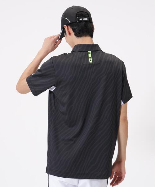 New Balance Golf(ニューバランスゴルフ)の「【new balance golf】トーナルゼブラ柄 半袖 カラーシャツ (MENS)(ポロシャツ・メンズ・ブラック/グレー系その他・MEDIUM/X-LARGE/LARGE)」の10枚目の写真
