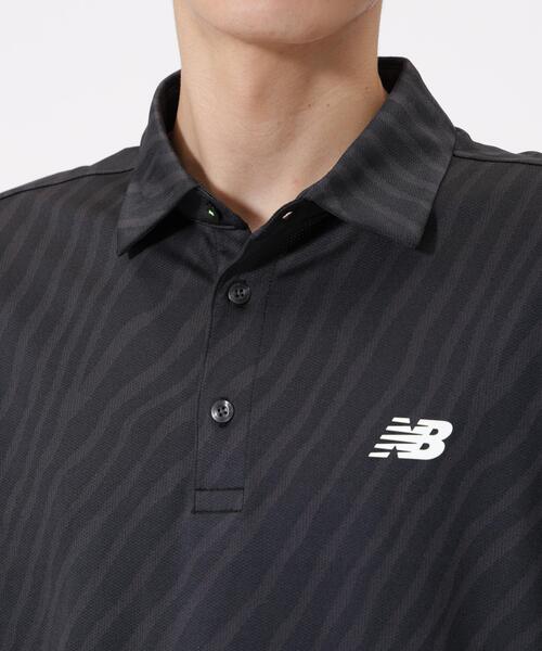 New Balance Golf(ニューバランスゴルフ)の「【new balance golf】トーナルゼブラ柄 半袖 カラーシャツ (MENS)(ポロシャツ・メンズ・ブラック/グレー系その他・MEDIUM/X-LARGE/LARGE)」の12枚目の写真