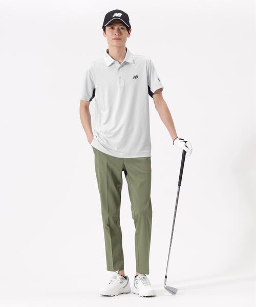 New Balance Golf(ニューバランスゴルフ)の「【new balance golf】トーナルゼブラ柄 半袖 カラーシャツ (MENS)(ポロシャツ・メンズ・ブラック/グレー系その他・MEDIUM/X-LARGE/LARGE)」の4枚目の写真