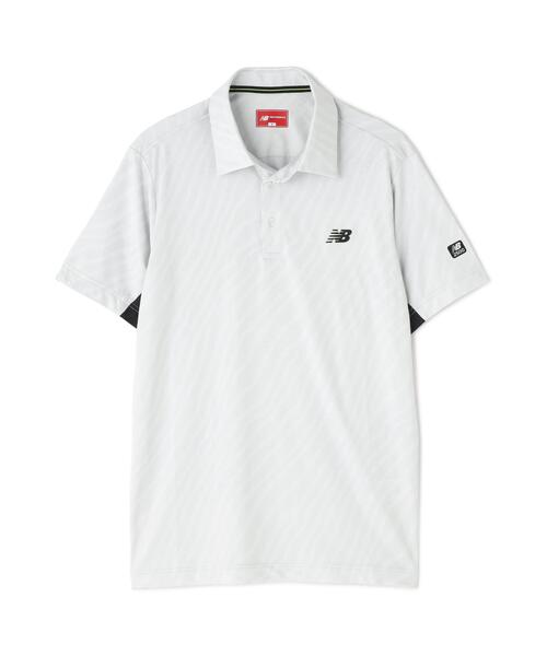 New Balance Golf(ニューバランスゴルフ)の「【new balance golf】トーナルゼブラ柄 半袖 カラーシャツ (MENS)(ポロシャツ・メンズ・ブラック/グレー系その他・MEDIUM/X-LARGE/LARGE)」の5枚目の写真