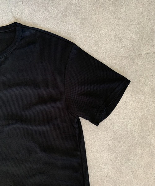 link lot(リンクロット)の「ワッフル / オーバーサイズヘンリーネックT(Tシャツ/カットソー・メンズ・グレー/ブラック・L/M)」の14枚目の写真