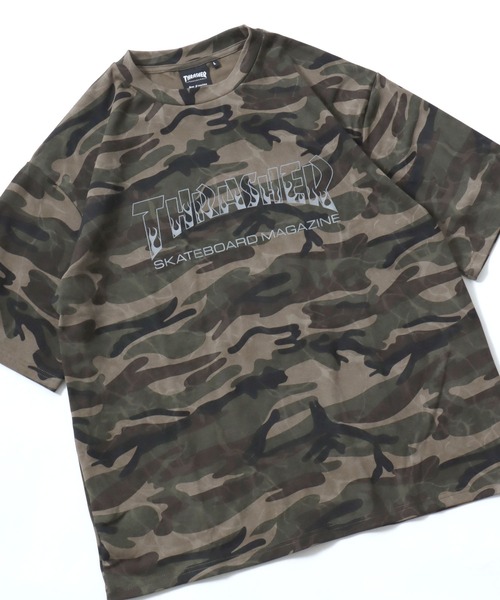 セール】THRASHER（スラッシャー）総柄Tシャツ 半袖 メンズ レディース