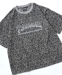 メンズのTシャツ/カットソー（グレー/灰色系・レオパード柄