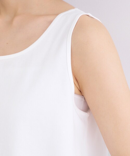 OPAQUE.CLIP（オペークドットクリップ）の「裾レースタンクトップ【洗濯機OK】（タンクトップ・レディース・ホワイト・38/40/42）」の13枚目の写真