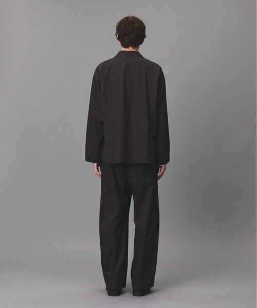 PUBLIC TOKYO(パブリックトウキョウ)の「【セットアップ対応】リッチコットンウォッシュドジャケット /春服/コットン100%/ハリ感(テーラードジャケット・メンズ・ベージュ/ブラック系その他・2/1)」の19枚目の写真