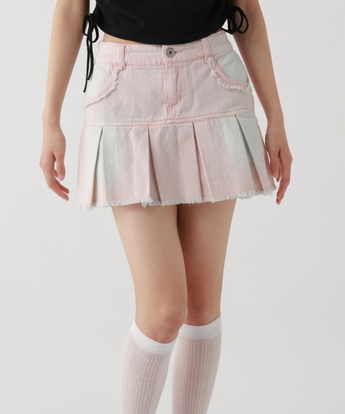 repipi armario(レピピ アルマリオ)の「フリンジデニムスソプリーツスカート(スカート・キッズ・ピンク/カモフラージュ/ブラック/ブルー/グレー系その他/ブルー系その他・SMALL/MEDIUM/LARGE)」の5枚目の写真