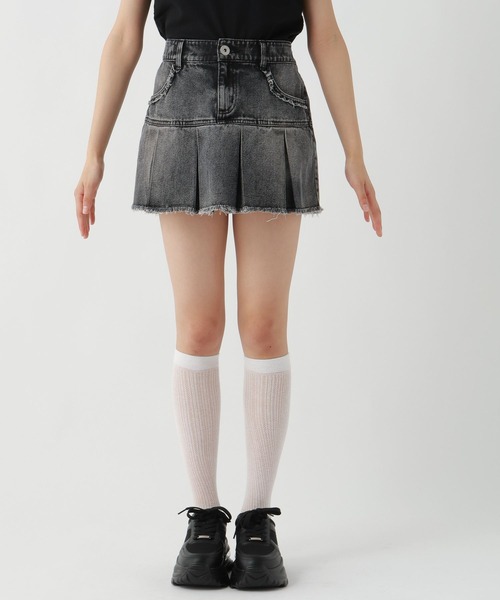 repipi armario(レピピ アルマリオ)の「フリンジデニムスソプリーツスカート(スカート・キッズ・ピンク/カモフラージュ/ブラック/ブルー/グレー系その他/ブルー系その他・SMALL/MEDIUM/LARGE)」の13枚目の写真