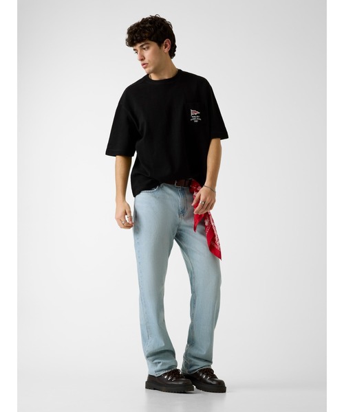 GUESS JEANS BOXY Slub Pique Shirt | GUESS(ゲス) JAPAN 公式