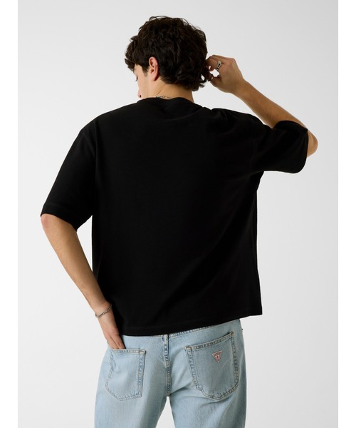 GUESS JEANS BOXY Slub Pique Shirt | GUESS(ゲス) JAPAN 公式