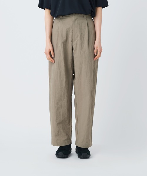 Snow Peak(スノーピーク)の「Snow Peak / Nylon Washer Trousers ナイロンワッシャートラウザー(その他パンツ・メンズ・ブラック/グレイッシュベージュ/チャコール・S/L/M)」の1枚目の写真