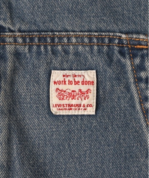 Levi's（リーバイス）の「「WORKWEAR」デニムフードジャケット (キルティングライナー / 保温性 / シーズンレスアウター)（デニムジャケット・メンズ・ダークインディゴブルー・M/L/S）」の8枚目の写真