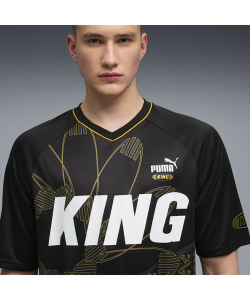 PUMA（プーマ）の「PUMA プーマ ユニセックス キング エクストラヴァガンザ 半袖 シャツ（Tシャツ/カットソー・メンズ・ブラック/グリーン系その他3/ネイビー・XX-LARGE/X-LARGE/LARGE/SMALL/MEDIUM）」の4枚目の写真