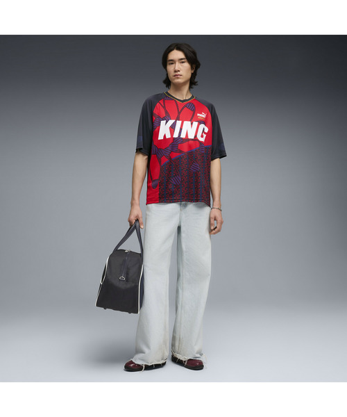 PUMA（プーマ）の「PUMA プーマ ユニセックス キング エクストラヴァガンザ 半袖 シャツ（Tシャツ/カットソー・メンズ・ブラック/グリーン系その他3/ネイビー・XX-LARGE/X-LARGE/LARGE/SMALL/MEDIUM）」の10枚目の写真