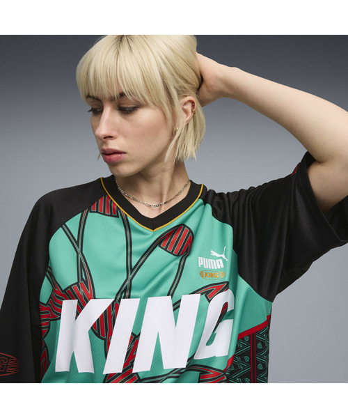 PUMA（プーマ）の「PUMA プーマ ユニセックス キング エクストラヴァガンザ 半袖 シャツ（Tシャツ/カットソー・メンズ・ブラック/グリーン系その他3/ネイビー・XX-LARGE/X-LARGE/LARGE/SMALL/MEDIUM）」の15枚目の写真
