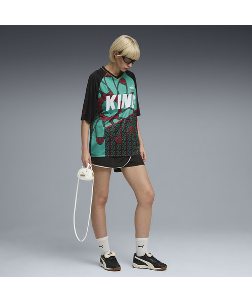 PUMA（プーマ）の「PUMA プーマ ユニセックス キング エクストラヴァガンザ 半袖 シャツ（Tシャツ/カットソー・メンズ・ブラック/グリーン系その他3/ネイビー・XX-LARGE/X-LARGE/LARGE/SMALL/MEDIUM）」の16枚目の写真