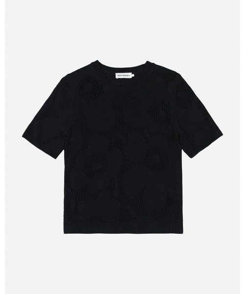 marimekko（マリメッコ）の「Vilkkuu Unikko / Knitted top（ニット/セーター・レディース・ブラック・X-SMALL/SMALL/MEDIUM/LARGE）」の5枚目の写真
