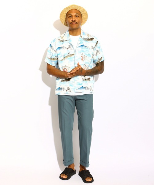 ROTAR（ローター）の「Cool Touch Two tuck Trousers（チノパンツ・メンズ・グレー/ブルー/アイボリー/ブラック・MEDIUM/LARGE/X-LARGE）」の7枚目の写真