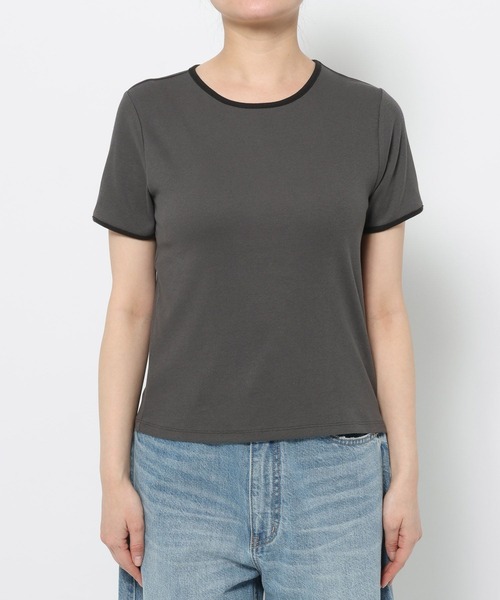 LOWRYS FARM(ローリーズファーム)の「ハイショク2PプルオーバーSS 638386(Tシャツ/カットソー・レディース・ホワイト/ブルー/グレー/アイボリー・FREE)」の12枚目の写真