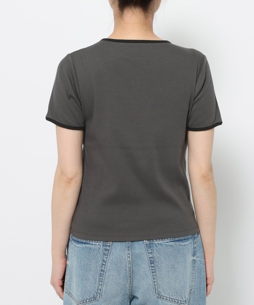 LOWRYS FARM(ローリーズファーム)の「ハイショク2PプルオーバーSS 638386(Tシャツ/カットソー・レディース・ホワイト/ブルー/グレー/アイボリー・FREE)」の13枚目の写真