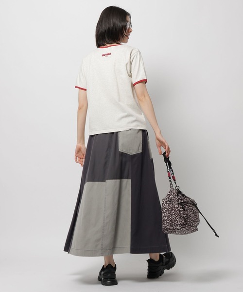 niko and...（ニコアンド）の「リメイクライクセミフレアスカート（スカート・レディース・アイボリー/カーキ/チャコール・FREE）」の5枚目の写真