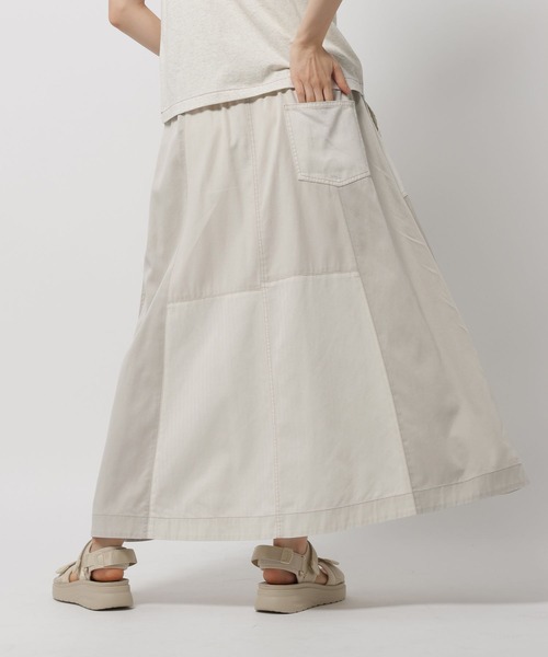 niko and...（ニコアンド）の「リメイクライクセミフレアスカート（スカート・レディース・アイボリー/カーキ/チャコール・FREE）」の9枚目の写真