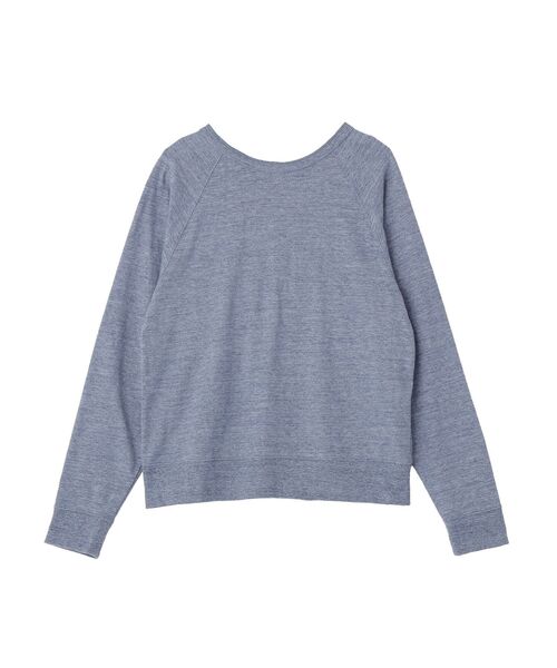 GARAGE OF GOOD CLOTHING(ガレージオブグッドクロージング)の「【日本製】前後2Wayコンパクトプルオーバー(Tシャツ/カットソー・レディース・ライトグレー/オフホワイト/ネイビー・FREE)」の13枚目の写真