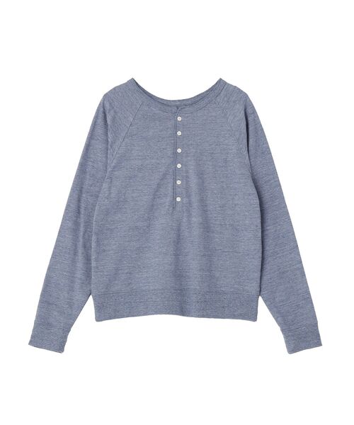 GARAGE OF GOOD CLOTHING(ガレージオブグッドクロージング)の「【日本製】前後2Wayコンパクトプルオーバー(Tシャツ/カットソー・レディース・ライトグレー/オフホワイト/ネイビー・FREE)」の12枚目の写真