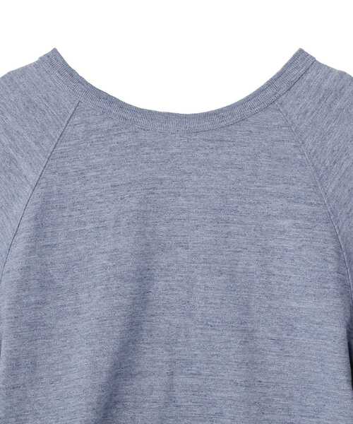 GARAGE OF GOOD CLOTHING(ガレージオブグッドクロージング)の「【日本製】前後2Wayコンパクトプルオーバー(Tシャツ/カットソー・レディース・ライトグレー/オフホワイト/ネイビー・FREE)」の10枚目の写真