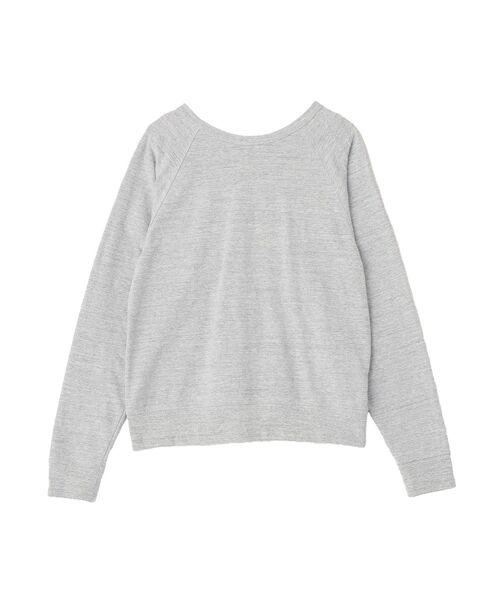 GARAGE OF GOOD CLOTHING(ガレージオブグッドクロージング)の「【日本製】前後2Wayコンパクトプルオーバー(Tシャツ/カットソー・レディース・ライトグレー/オフホワイト/ネイビー・FREE)」の5枚目の写真