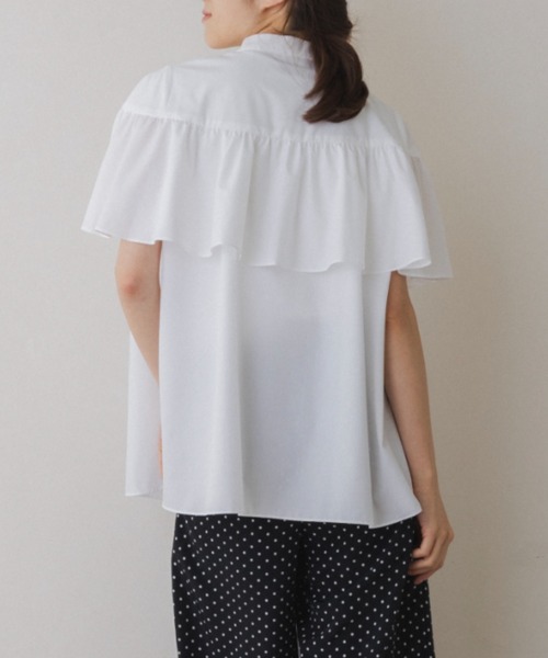Sono(ソーノ)の「【SONO/ソーノ】【SONONAVY】テルテルレディブラウス(シャツ/ブラウス・レディース・ホワイト/ネイビー/ブラック・F)」の10枚目の写真