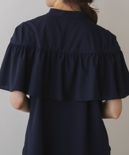 Sono(ソーノ)の「【SONO/ソーノ】【SONONAVY】テルテルレディブラウス(シャツ/ブラウス・レディース・ホワイト/ネイビー/ブラック・F)」の19枚目の写真