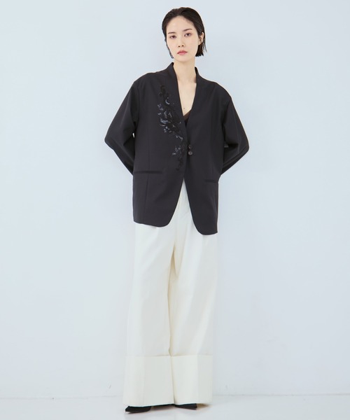 MURRAL/ミューラル】Veil embroidered jacket/ヴェールエンブロイ