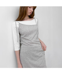 AN WRAP SKIRT LAYERED DRESS (OP-6315)