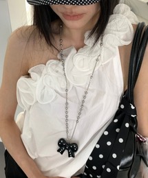 Vipoa（ヴィポア）の「LOVELY! Long dot charm necklace（ネックレス）」