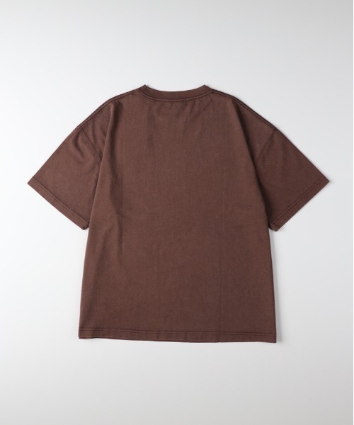 Right-on(ライトオン)の「HONEYSUCKLE ROSE(ハニーサックルローズ)アシッド加工ロゴプリントTシャツ(Tシャツ/カットソー・レディース・ネイビー/ブラウン/ダークグレー/キナリ・S/M/L)」の13枚目の写真