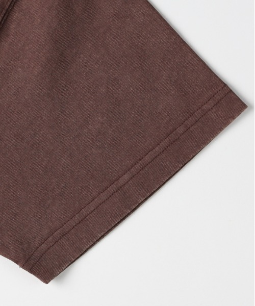 Right-on(ライトオン)の「HONEYSUCKLE ROSE(ハニーサックルローズ)アシッド加工ロゴプリントTシャツ(Tシャツ/カットソー・レディース・ネイビー/ブラウン/ダークグレー/キナリ・S/M/L)」の7枚目の写真