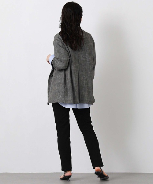 Gready Brilliant（グレディブリリアン）の「鹿の子スリムストレッチパンツ（その他パンツ・レディース・ブラック・38）」の4枚目の写真