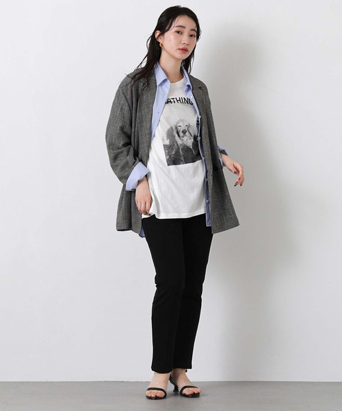 Gready Brilliant（グレディブリリアン）の「鹿の子スリムストレッチパンツ（その他パンツ・レディース・ブラック・38）」の6枚目の写真