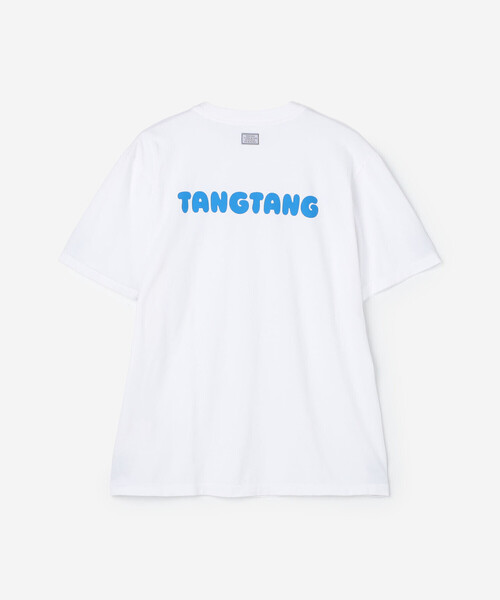 TANGTANG(タンタン)の「TANGTANG | 半袖Tシャツ TANGTANG SKY BLUE MEN(Tシャツ/カットソー・メンズ・ホワイト・L/M/XL)」の3枚目の写真