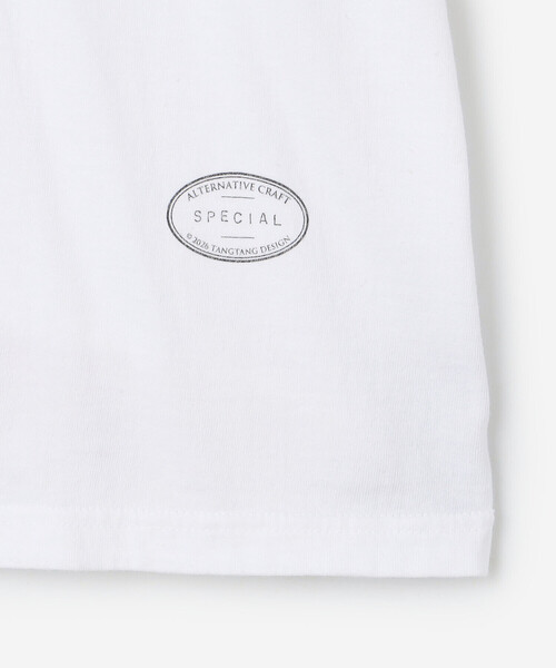 TANGTANG(タンタン)の「TANGTANG | 半袖Tシャツ TANGTANG SKY BLUE MEN(Tシャツ/カットソー・メンズ・ホワイト・L/M/XL)」の7枚目の写真