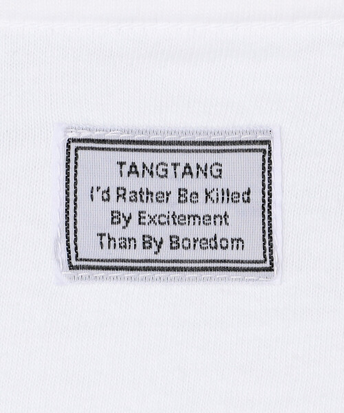 TANGTANG(タンタン)の「TANGTANG | 半袖Tシャツ TANGTANG SKY BLUE MEN(Tシャツ/カットソー・メンズ・ホワイト・L/M/XL)」の9枚目の写真