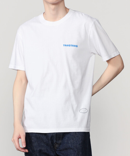 TANGTANG(タンタン)の「TANGTANG | 半袖Tシャツ TANGTANG SKY BLUE MEN(Tシャツ/カットソー・メンズ・ホワイト・L/M/XL)」の12枚目の写真
