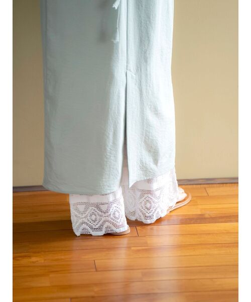 Ungrid（アングリッド）の「アイラインキャミワンピース（ワンピース・レディース・ブラック/アイボリー/グリーン・FREE）」の6枚目の写真